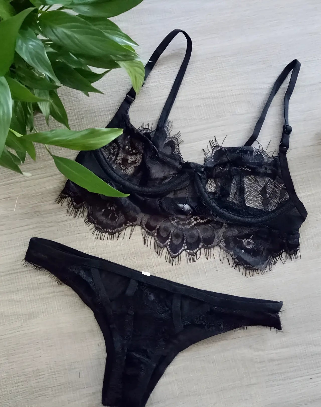 Ensemble de Sous-Vêtements en Dentelle - Sous-Vêtement en Dentelle