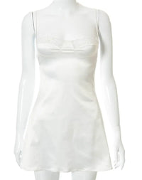 Thumbnail for Nuisette en satin et dentelle - Lingerie en Dentelle