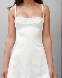 Thumbnail for Nuisette en satin et dentelle - Lingerie en Dentelle