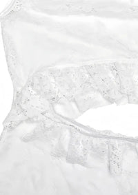 Thumbnail for Robe Col Rond en Dentelle - Robe en Dentelle