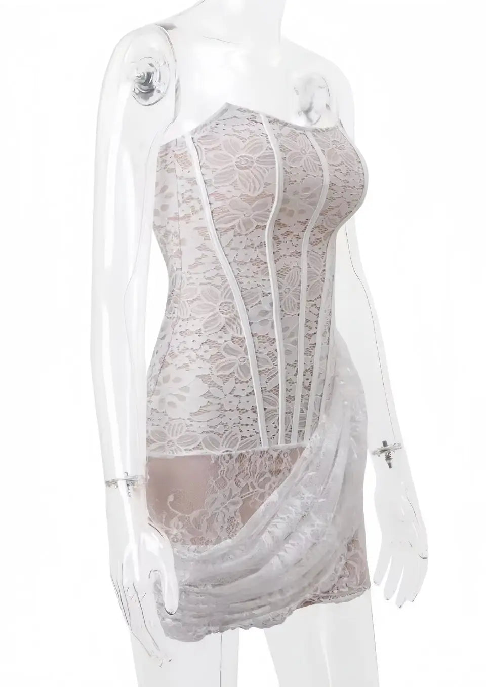 Robe en Dentelle Blanche - Robe en Dentelle