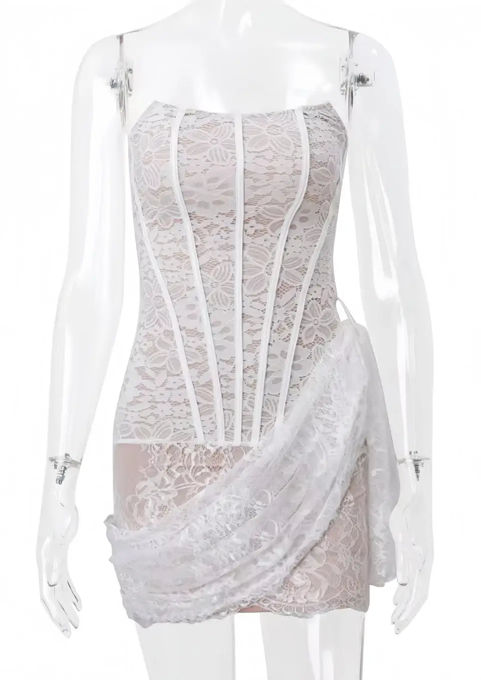 Robe en Dentelle Blanche - Robe en Dentelle