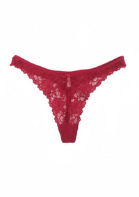 Thumbnail for String en Dentelle - Rouge / S - Sous-Vêtement en Dentelle
